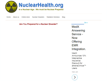 Tablet Screenshot of nuclearhealth.org